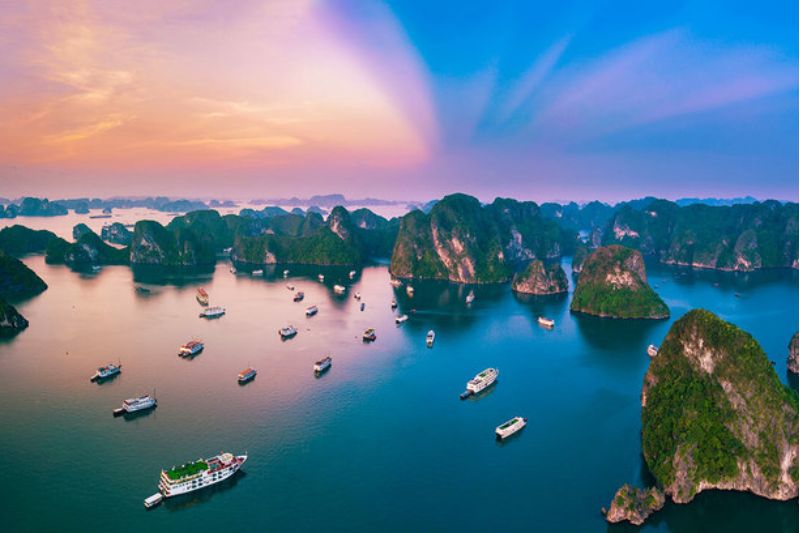Halong Bay - one of the world's natural wonders recognized by UNESCO